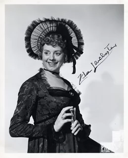 Elsa Lanchester autograph