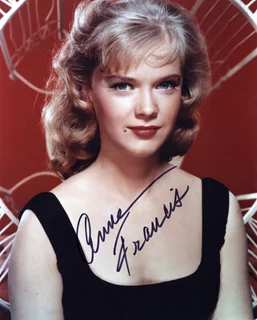 Anne Francis autograph