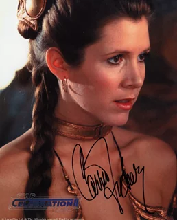 Carrie Fisher autograph