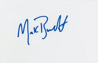 Mark Burnett autograph