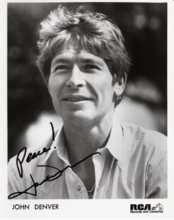 John Denver autograph
