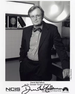 David McCallum autograph