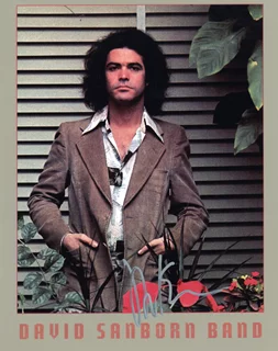 David Sanborn autograph