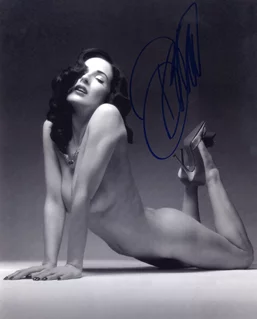 Dita Von Teese autograph