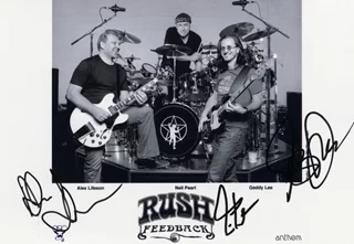 Rush autograph