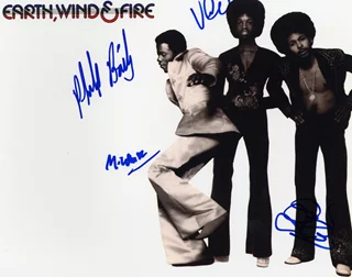 Wind & Fire Earth autograph