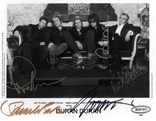 Duran Duran autograph