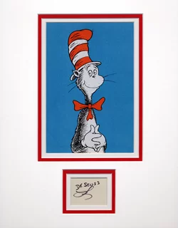Dr. Seuss The Cat in the Hat autograph