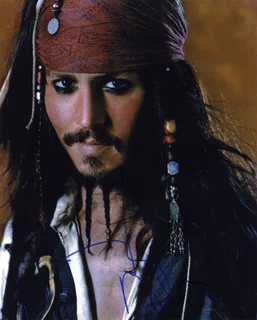 Johnny Depp autograph