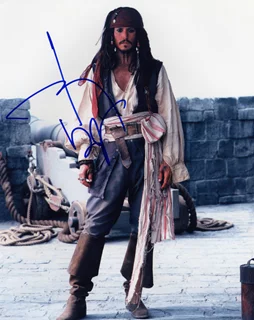 Johnny Depp autograph