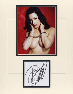 Dita Von Teese autograph