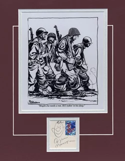 Bill Mauldin autograph