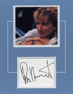 Rod Stewart autograph