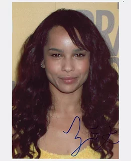 Zoe Kravitz autograph