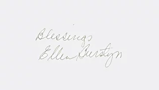 Ellen Burstyn autograph