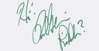 Frank Gorshin autograph