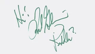 Frank Gorshin autograph