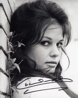 Claudia Cardinale autograph