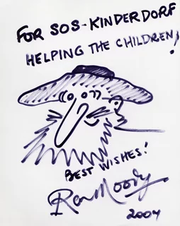 Ron Moody autograph