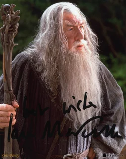 Ian McKellen autograph