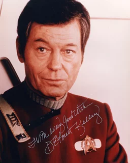 Deforest Kelley autograph