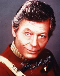 Deforest Kelley autograph