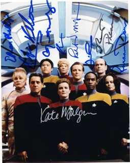 Star Trek Voyager autograph