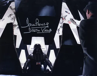 Darth Vader autograph
