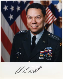 Colin Powell autograph