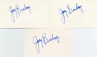 Joey Bishop autograph