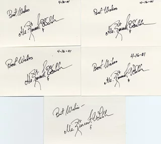 M. Emmet Walsh autograph