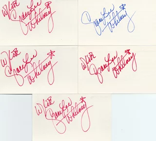 Grace Lee Whitney autograph