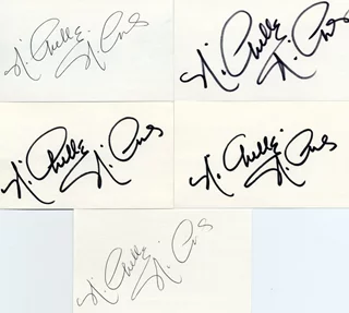 Nichelle Nichols autograph