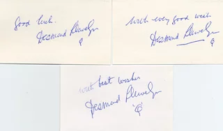 Desmond Llewelyn autograph