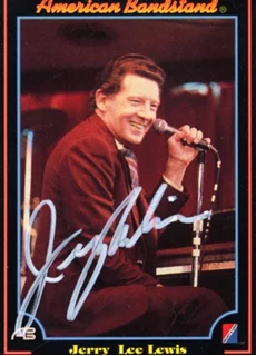Jerry Lee Lewis autograph