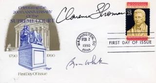 US Supreme Court Justices autograph