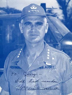 William Westmoreland autograph