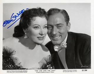 Greer Garson autograph