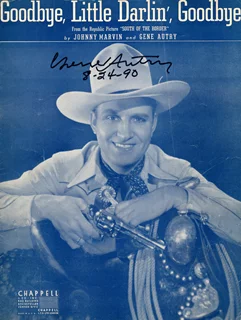 Gene Autry autograph