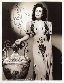 Joan Crawford autograph