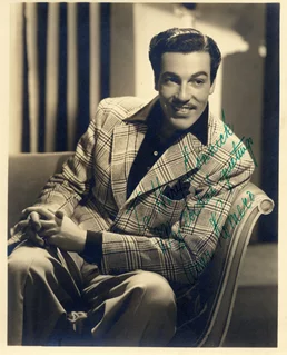 Cesar Romero autograph