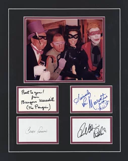 Batman Villains autograph