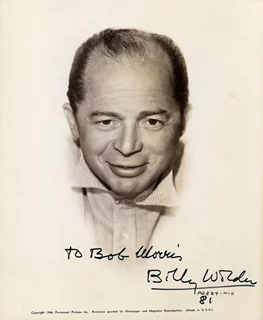 Billy Wilder autograph