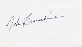 John Carradine autograph