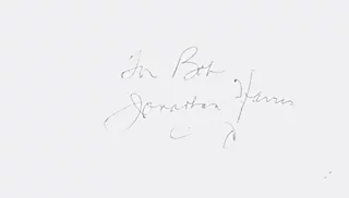Jonathan Harris autograph