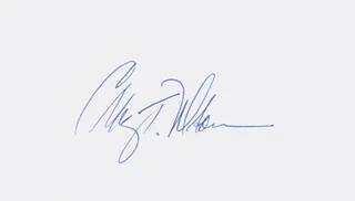 Craig T. Nelson autograph