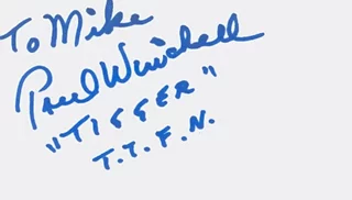 Paul Winchell autograph