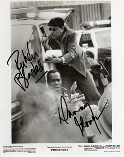 Predator 2 autograph