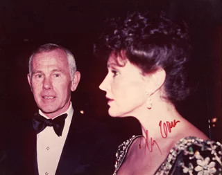 Johnny Carson autograph
