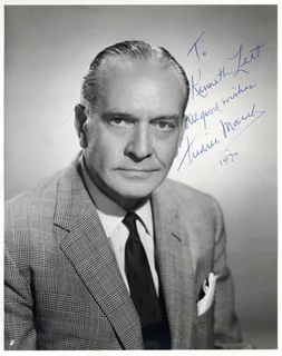 Fredric March autograph
